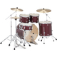 Pearl Export EXX725SNBR/C864 Drumkit Satin Scarlet Set mit Taschen