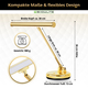 Showlite WW LED Pianoleuchte Gold Hochglanz