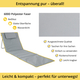 Stagecaptain BM-160 GY/YE Beach Mat "Layla"