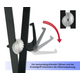 Classic Cantabile X-Keyboardstand Pro II dubbelstijvig (met SimpleLock snelverstelling)