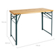 Stagecaptain BBT-119 Hirschgarten Beer Tent Table 119 cm Natural