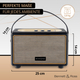 Bennett & Ross BB-820BK Blackmore Junior Altoparlante Bluetooth Portatile Con Batteria Nero