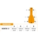 Ortega Economy Gigbag for 1/2 Classical Guitar