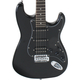 Rocktile Pro ST60-BK Guitare Électrique Tout Noir Set AK30A