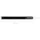 Pronomic KB-250R-V2 Fascette con Chiusura a Strappo 250mm con Anello Confezione da 10