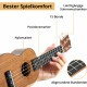 Classic Cantabile Sopran Ukulele Nogal