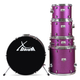 XDrum Semi 22" Standard Schlagzeug Satin Purple Sparkle Set + Dämpfer