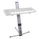Support Clavier Classic Cantabile KS-100 argent incluant micro-pied et housse de transport