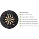 Stagecaptain DBS-1715C BullsEye Champion Dartscheibe Home Set