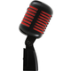 Pronomic DM-66BK/RD Microphone Dynamique Elvis Noir/Rouge