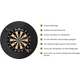 Stagecaptain DBS-1715C BullsEye Champion Cible de Fléchettes Complète