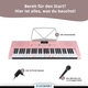 Clavier à Touches Lumineuses McGrey LK-6120-MIC avec Micro rose