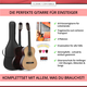 Classic Cantabile Acoustic Series AS-851-L Guitare Classique 4/4 pour Gaucher Set Débutant