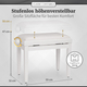 Classic Cantabile Pianobank Wit Hoogglans
