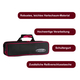 Classic Cantabile Lightweight Case for Flute Pink