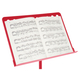 Classic Cantabile Leggio Orchestrale In Lamiera Forata Heavy Rosso