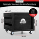 Stagecaptain SPK-100 BK Caja para Discos "Emil" Negra Set de 2