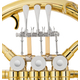 Classic Cantabile WH-20GD MardiBrass Cor en Fa en plastique doré