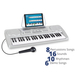 McGrey BK-4910SR Ensemble Clavier Débutant Argent, Casque Inclus