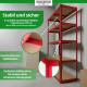 Stagecaptain Heavyrack Opslagrek Houten Planken Rood, max. 875 kg 2x Set
