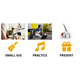 Rocktile Banger's Pack E-Gitarren Set, 8-teilig White