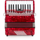 Classic Cantabile 48 Bas Akkordeon "Secondo V" Rood