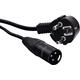 Pronomic Stage EUPPD-10 Câble Hybride Euro/PowP/DMX Compatible Schuko/Powercon + DMX 3 broches, 10m