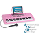 McGrey BK-4910PK Set Keyboard Débutant Rose, Casque Inclus