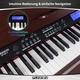 FunKey DP-88 II Digitalpiano bruin Set met Economy Keyboardbank, Koptelefoon en Pianoles
