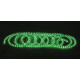 Eurolite RUBBERLIGHT RL1-230V Grün 5m
