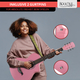 Rocktile WSC-4C-PK Guitare Western Rose