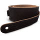 Taylor 2.5\" Embroidered Suede Guitar Strap Black