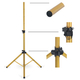 Pronomic SPS-1S GD Speakerstand Standaard Staal, goud