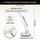 Showlite WW LED Piano Lamp Matte Silver