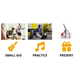 Rocktile Banger's Pack E-Gitarren Set, 8-teilig Purple