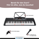 McGrey LK-6120-MIC Keyboard met Verlichte Toetsen en Microfoon zwart