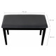 Classic Cantabile Pianobank Modell S+ Schwarz Hochglanz