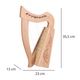 Classic Cantabile H-8 Mini Arpa Céltica