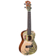 Cascha Art Series Concert Ukulele Leafy