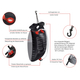 Stagecaptain MD-20 BK Showerqueen Douche Mobile