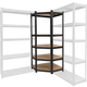 Stagecaptain HRC-175 BK Heavyrack Estantería Esquinera De Almacenamiento Negra