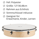 XDrum HTM-12K 12" Handtrommel met kunststofvel