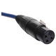 Pronomic Stage DMX3-1 Cavo DMX 1m blu con contatti dorati
