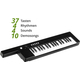 McGrey KT-3712 Tastiera per Bambini Nera