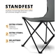 Stagecaptain CS-4547 GY Ensemble De Table De Camping Compact Gris