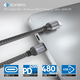 Sonero Cavo Di Ricarica USB-C A USB-C 60W Grigio/Nero 1,0 m