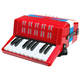 Acordeón Infantil Classic Cantabile Bambino, rojo, 8 bajos