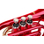 Classic Cantabile TT-400 Bb-Pockettrompet Rood Starterset thumbnail 4