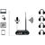 Pronomic SCBS-41 USB-C Silent Disco V2 Band Set con 4 auriculares y 1 transmisor thumbnail 4