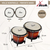 XDrum Bongos Club Vintage Sunburst thumbnail 4